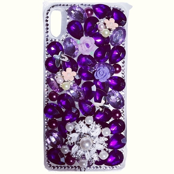 Sparkling Elegance: Rhinestone Blume Case‎ - Picture 1 of 4